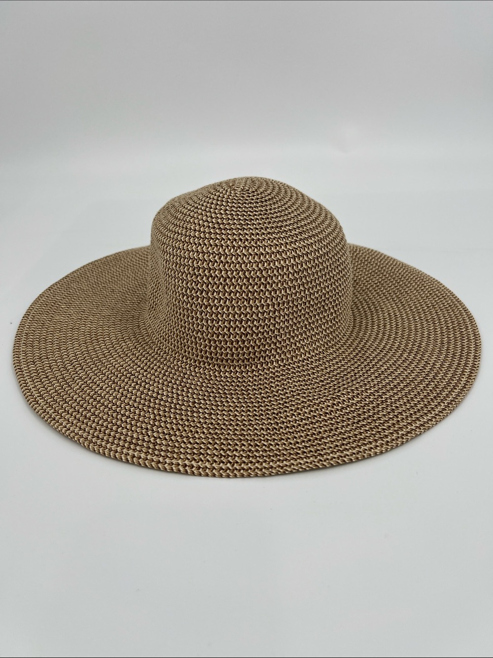 David and Young Wide Brim Straw Sun Hat - Tan